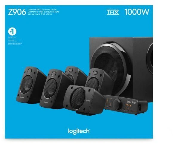 Ausinės Logitech Z906 Kompiuteriniai garsiakalbiai