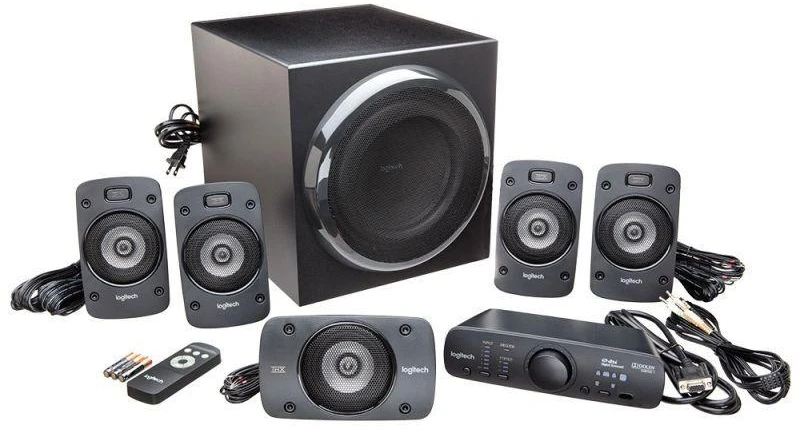 Ausinės Logitech Z906 Kompiuteriniai garsiakalbiai