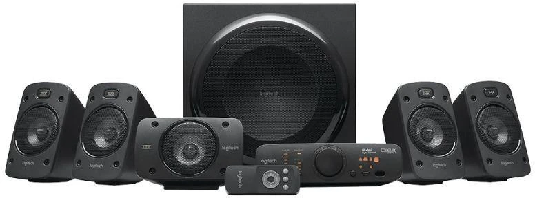 Ausinės Logitech Z906 Kompiuteriniai garsiakalbiai