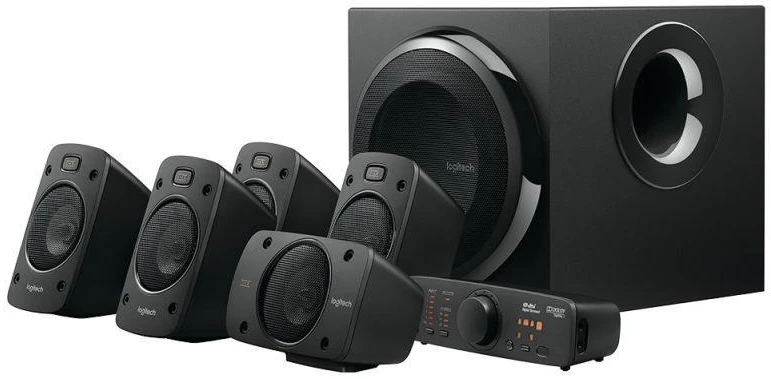Ausinės Logitech Z906 Kompiuteriniai garsiakalbiai