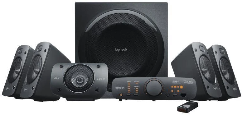 Ausinės Logitech Z906 Kompiuteriniai garsiakalbiai