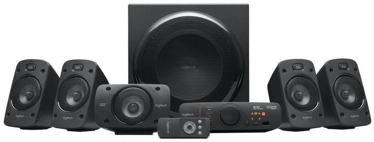 Ausinės Logitech Z906 Kompiuteriniai garsiakalbiai