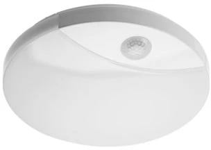 Lubinis šviestuvas GTV 16W LED plafonas LOGOS, baltas, 4000K, su judesio davikliu