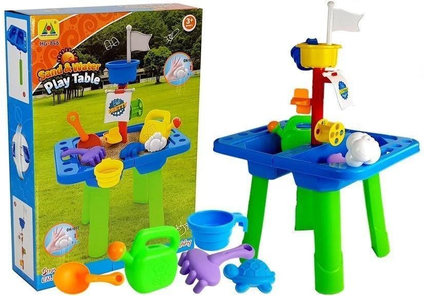 Lean Toys Smėlio stalas Shovel Cloud