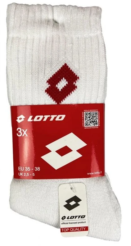 Lotto SOCK QUARTER unisex kojinės 3PR (Dydis: 39-42)