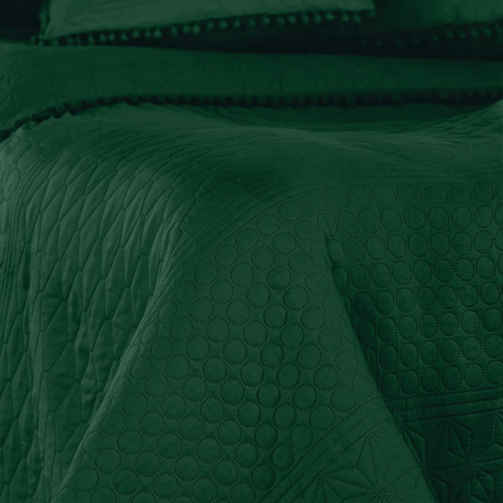 AmeliaHome Lovatiesė 170 × 270 cm AH BOTTLEGREEN