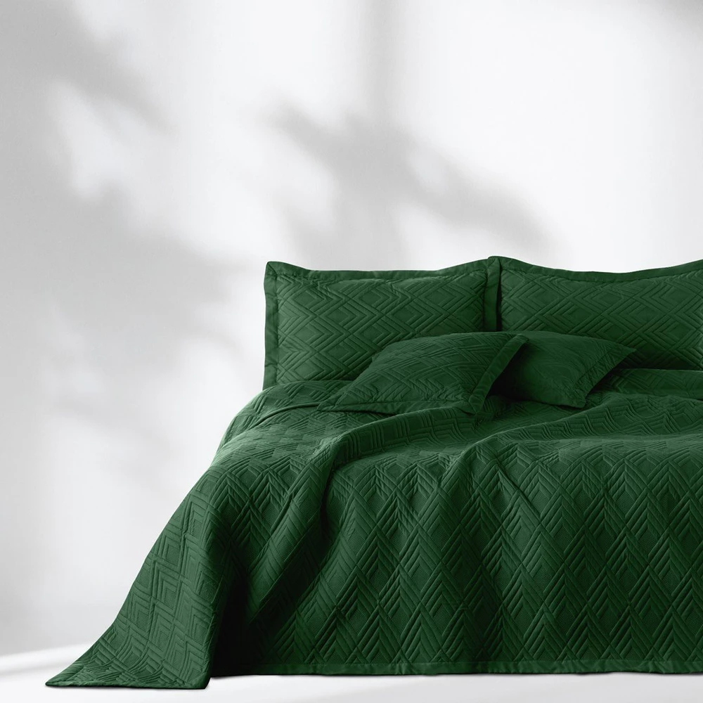 AmeliaHome Lovatiesė 170 × 270 cm, butelių žalios spalvos