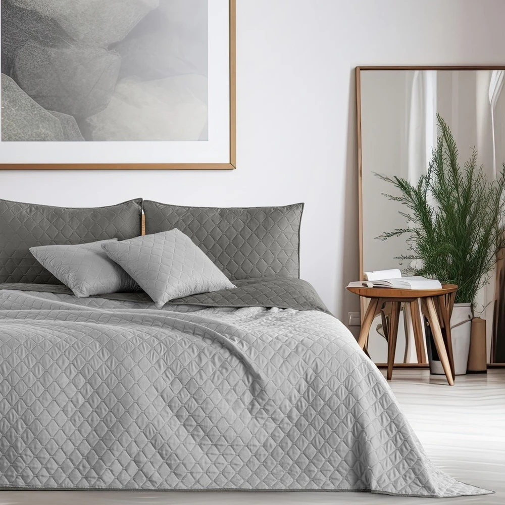 DecoKing Lovatiesė 170 × 270 cm, tamsiai pilka ()