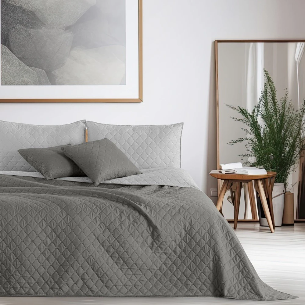 DecoKing Lovatiesė 170 × 270 cm, tamsiai pilka ()
