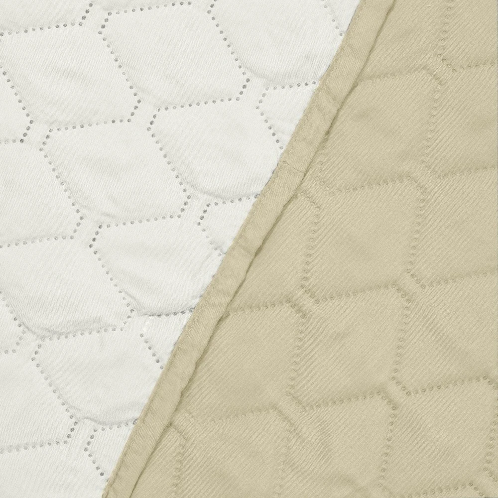 DecoKing Lovatiesė 240 × 260 cm, smėlio ir balta
