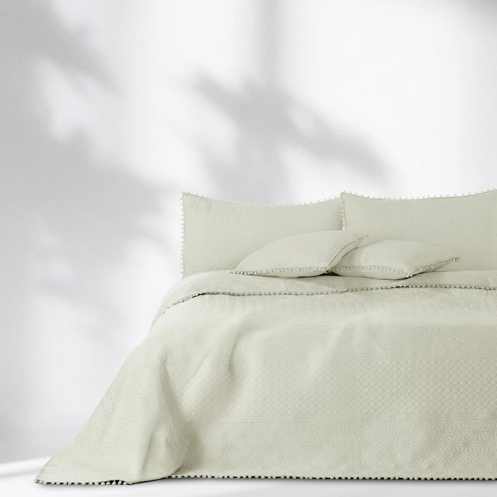 AmeliaHome Lovatiesė 260 × 280 cm, kreminės spalvos AH