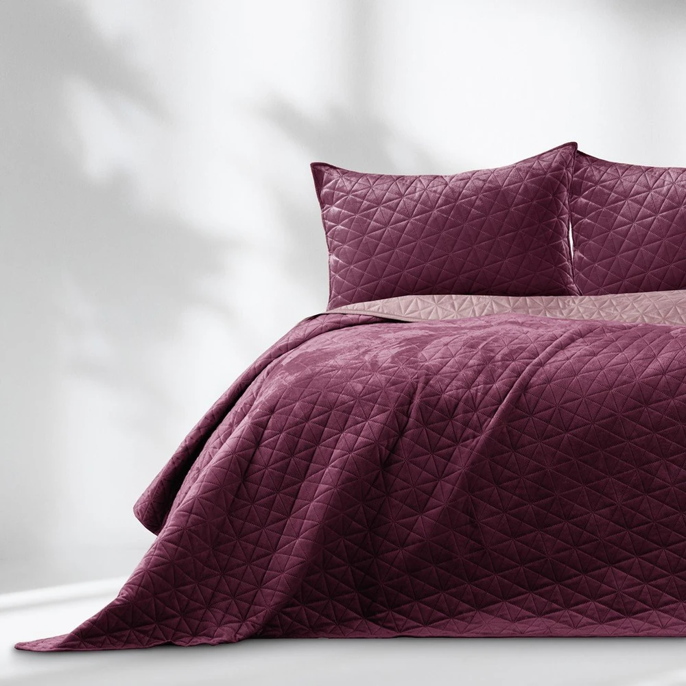 AmeliaHome Lovatiesė 260 × 280 cm, rožinė ir violetinė