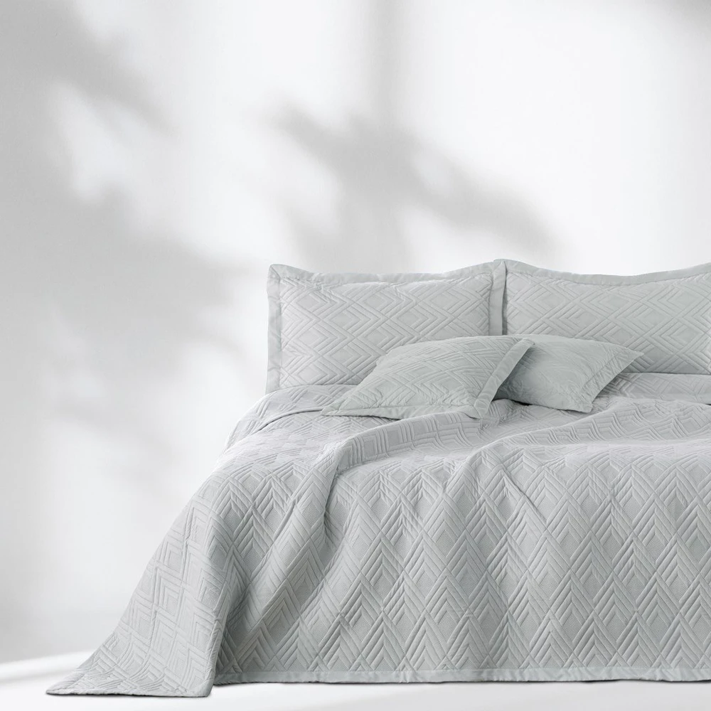 AmeliaHome Lovatiesė 260 × 280 cm, šviesiai pilkos spalvos