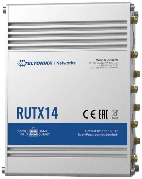 Šakotuvas TELTONIKA IOT ROUTER RUTX14 2XLTE(CAT12)+ETH+WIFI