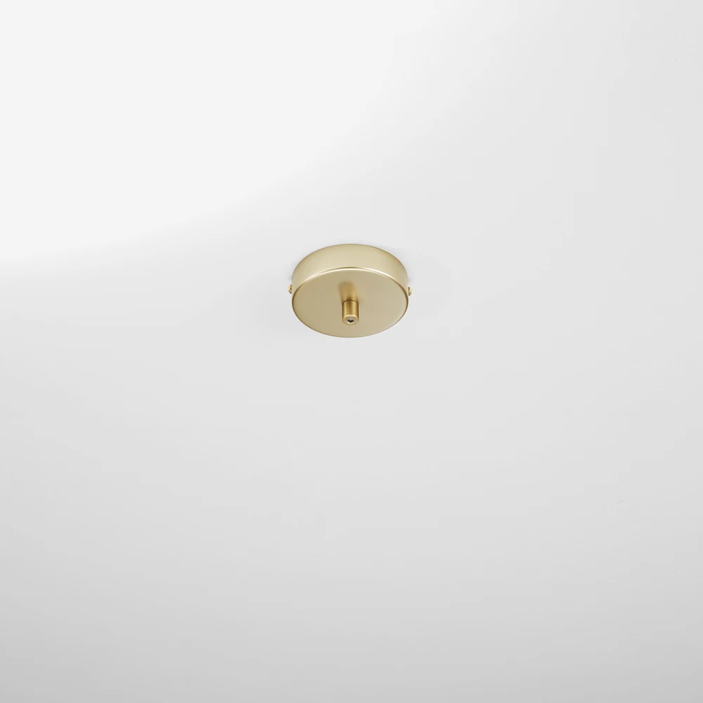 Lubinė bazė 1 PIREX pakabinamam šviestuvui, aukso spalvos metalo, 10 cm
