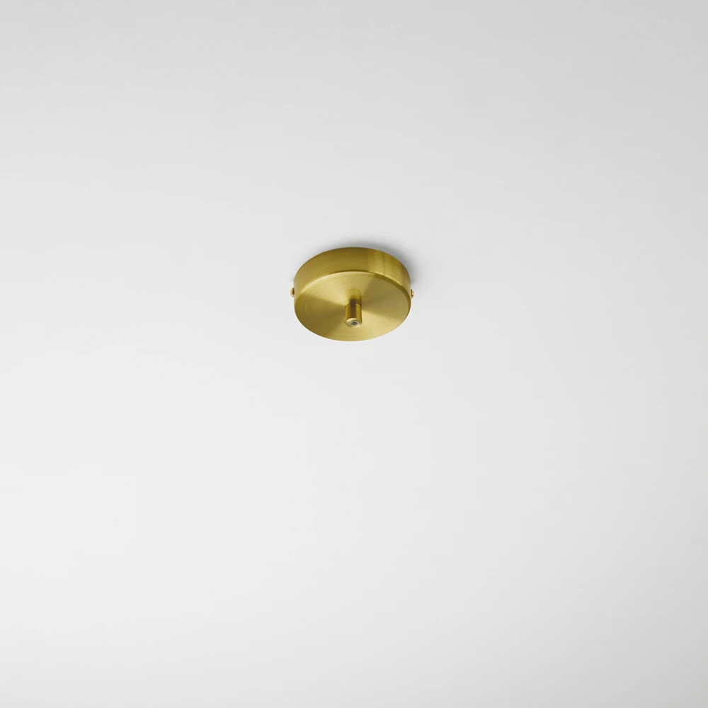 Lubinė bazė 1 PIREX pakabinamam šviestuvui, poliruoto metalo, 10 cm