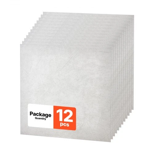 VEVOR 605x605 mm PVC pakabinamos lubų plokštės (12 vnt.)