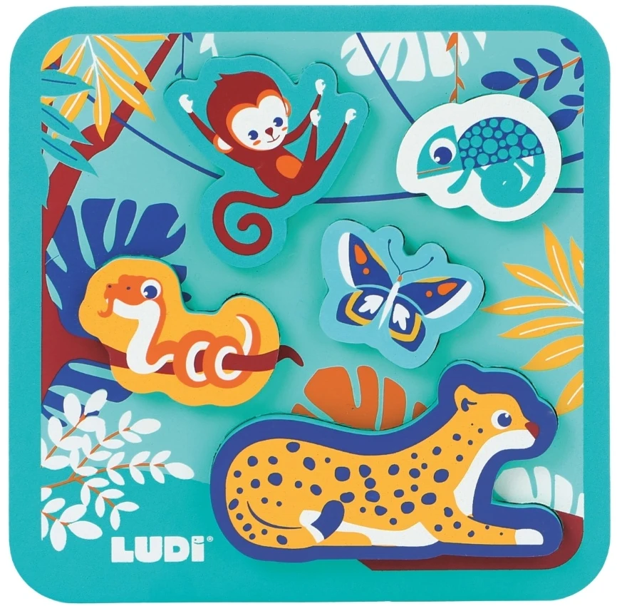 LUDI dėlionė pagal formas, Safari