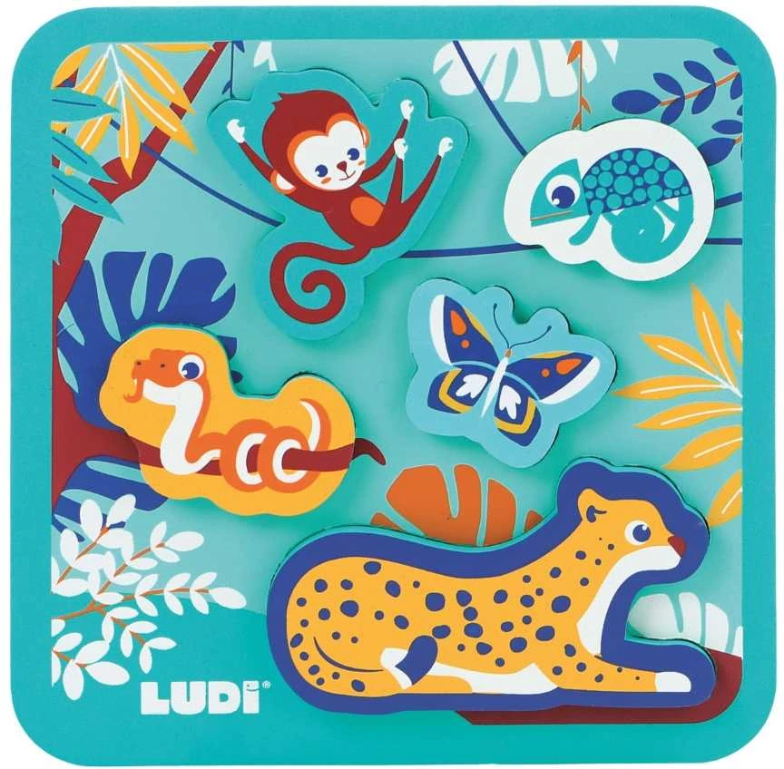LUDI dėlionė pagal formas, Safari