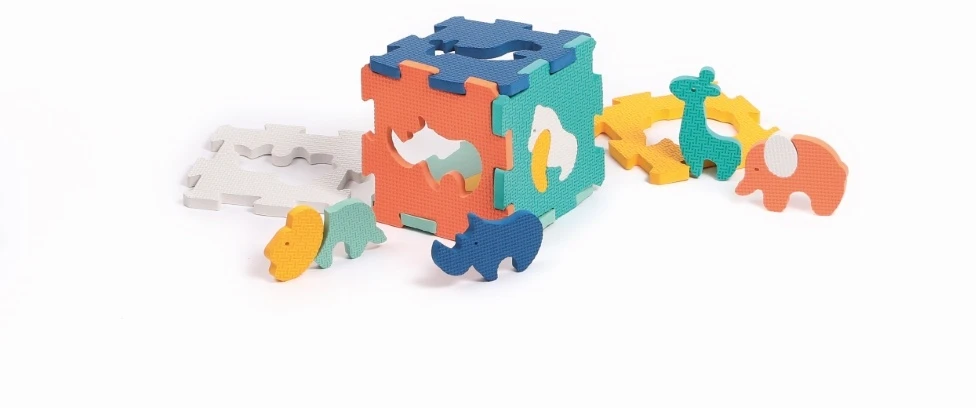 LUDI kilimėlis-3D dėlionė, mažieji gyvūnai
