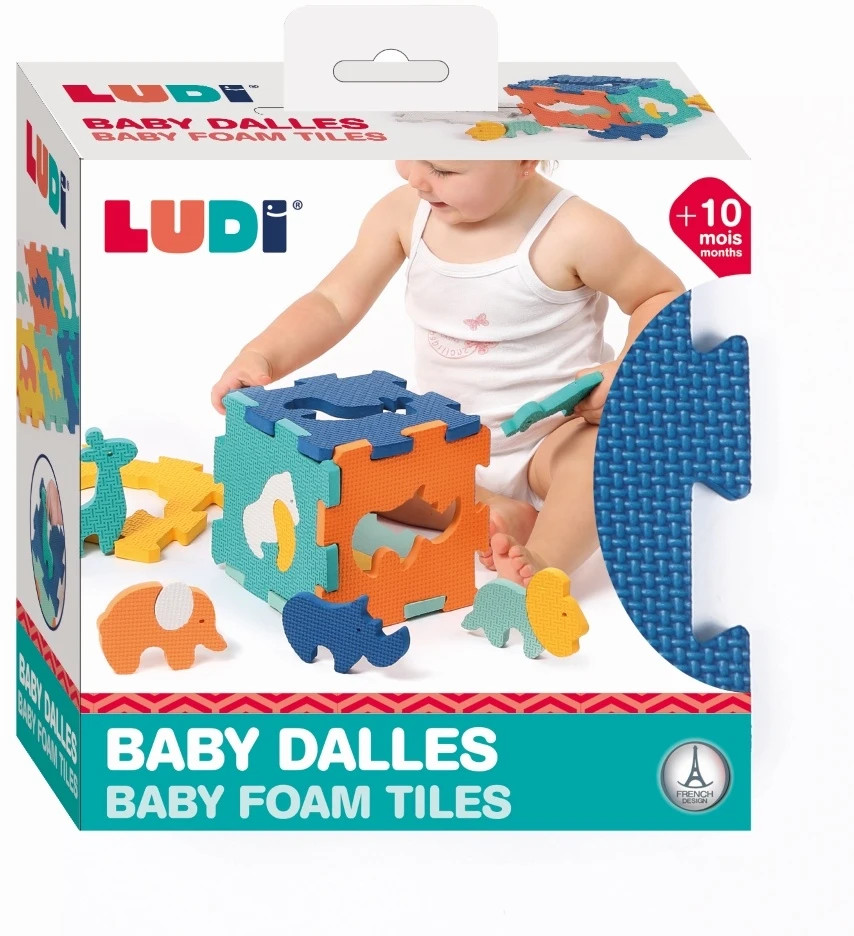 LUDI kilimėlis-3D dėlionė, mažieji gyvūnai