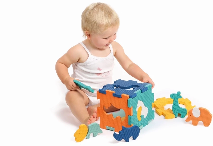 LUDI kilimėlis-3D dėlionė, mažieji gyvūnai