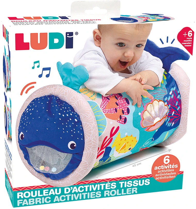 LUDI kūdikių volelis Banginis