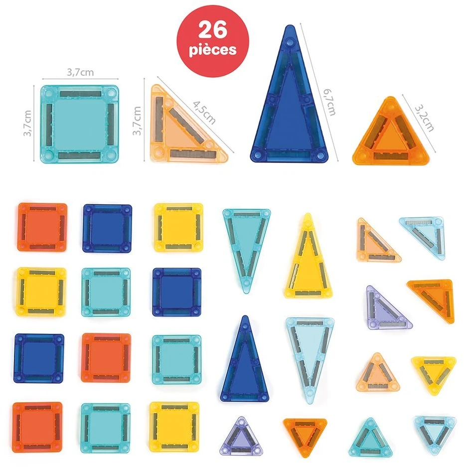 LUDI magnetinis konstruktorius „Mini“, kelioninis formatas