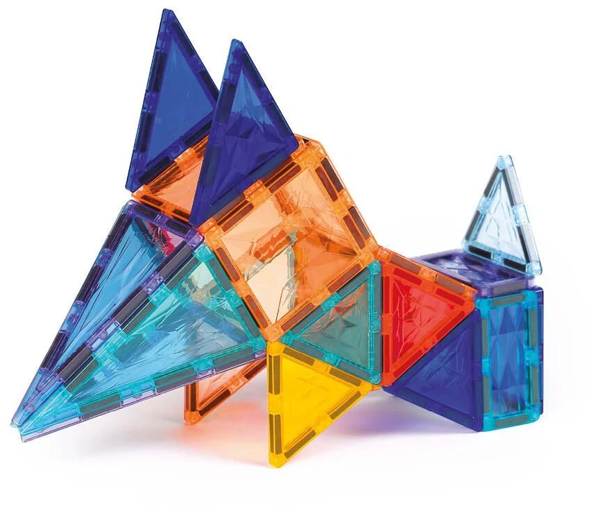 LUDI magnetinis konstruktorius vaikams, 100 dalių 2D/3D XXL