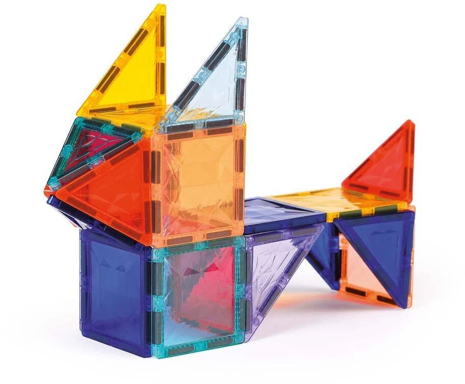 LUDI magnetinis konstruktorius vaikams, 100 dalių 2D/3D XXL