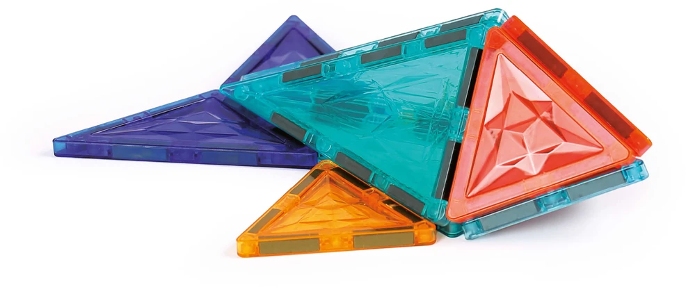 LUDI magnetinis konstruktorius vaikams, 100 dalių 2D/3D XXL