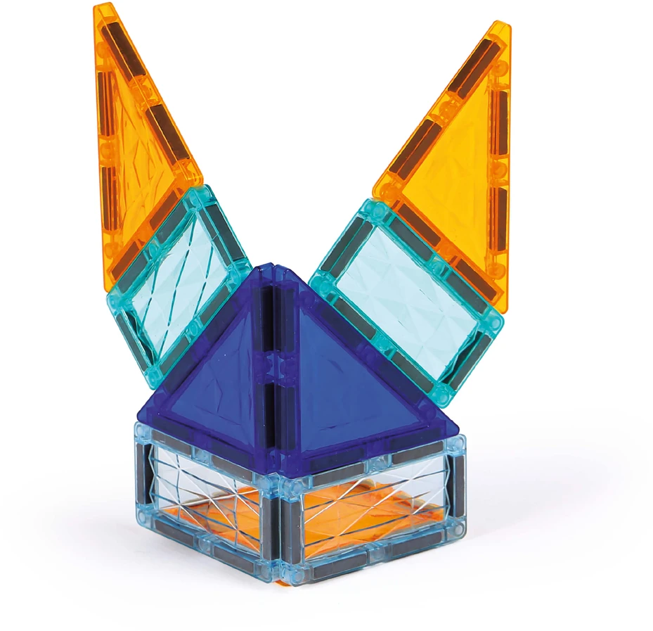 LUDI magnetinis konstruktorius vaikams, 100 dalių 2D/3D XXL