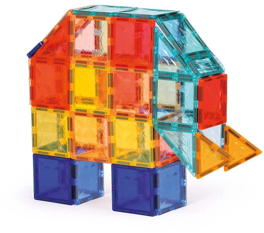 LUDI magnetinis konstruktorius vaikams, 100 dalių 2D/3D XXL