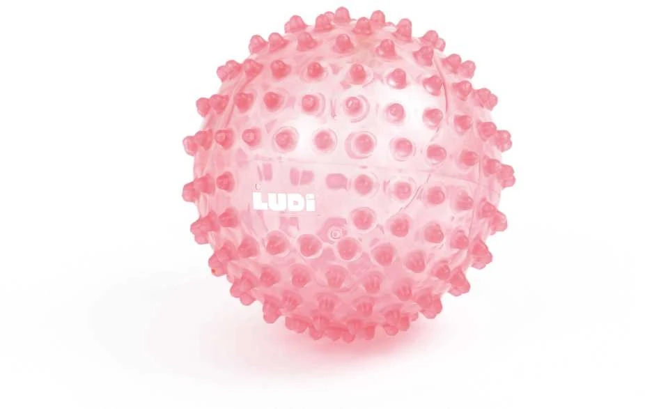 LUDI mankštos kamuolys, rožinis, 20 cm