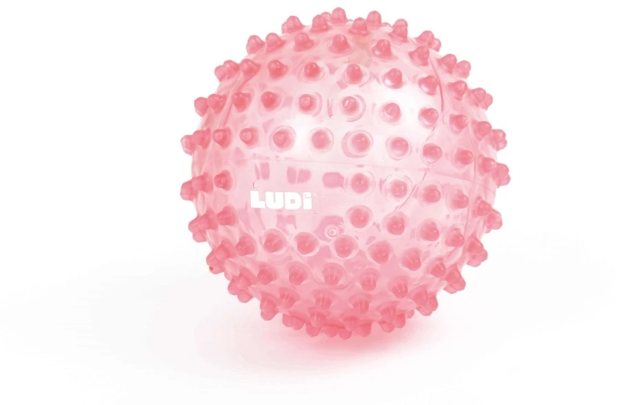 LUDI mankštos kamuolys, rožinis, 20 cm