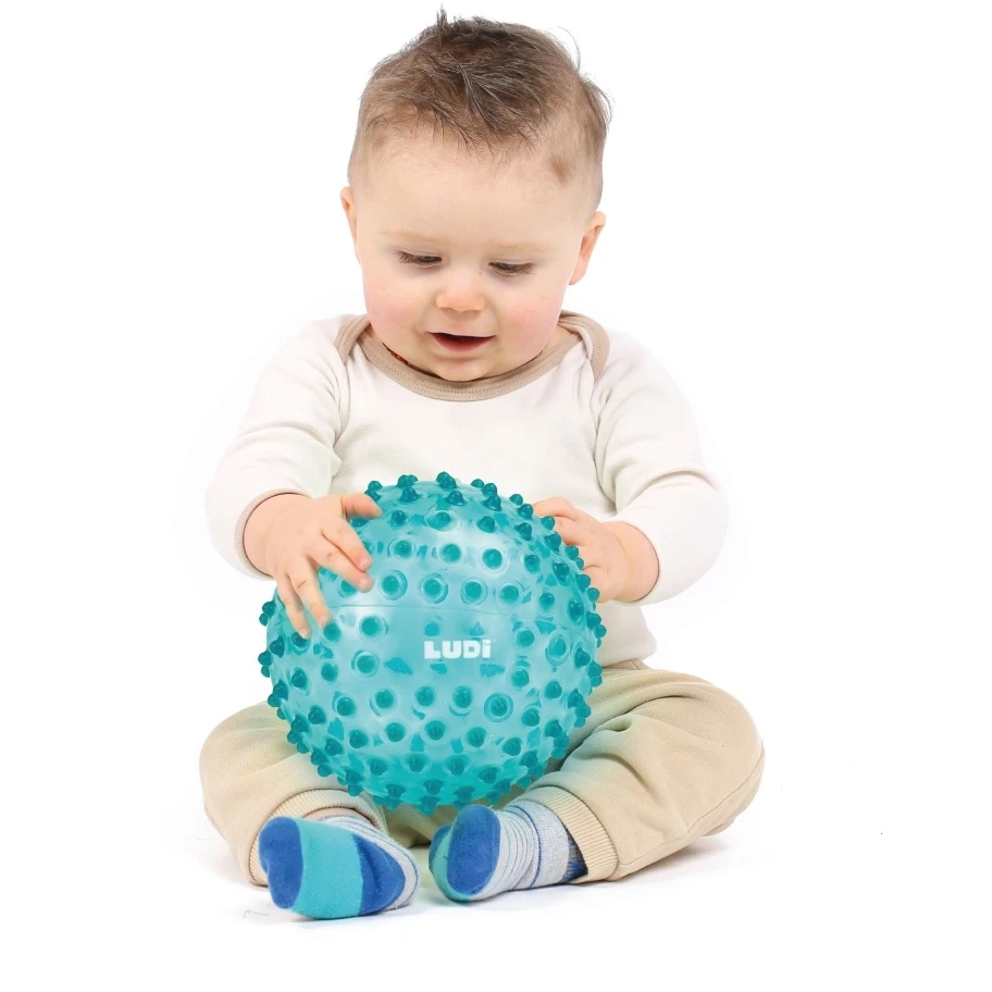 LUDI mankštos kamuolys, žalias, 20 cm