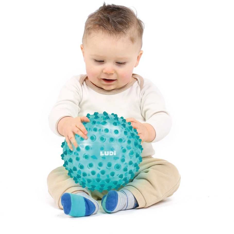 LUDI mankštos kamuolys, žalias, 20 cm