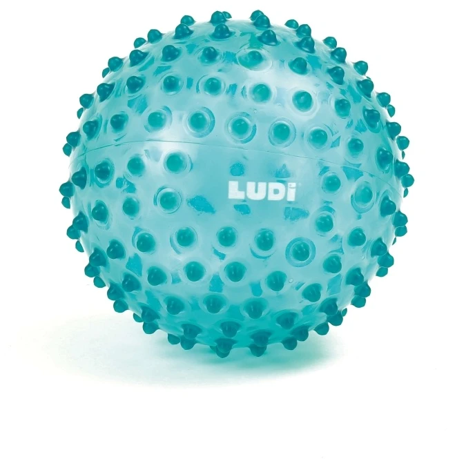 LUDI mankštos kamuolys, žalias, 20 cm