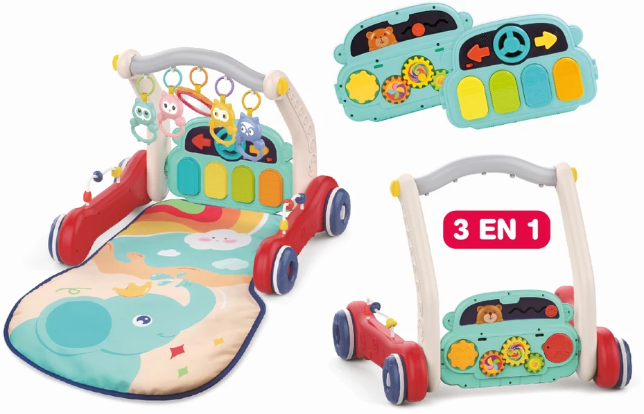 LUDI multifunkcinis kilimėlis-pianinas-vaikštynė, Liūtas 3in1