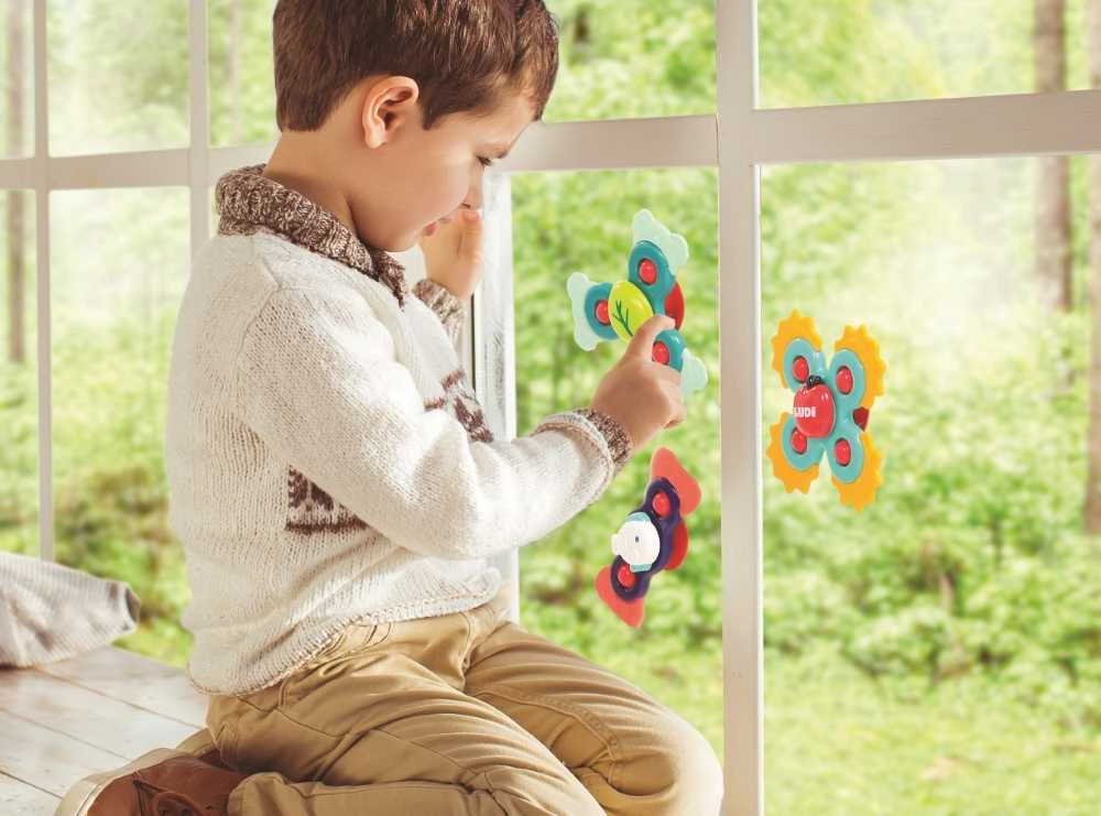 Suktukai kūdikiams Ludi Baby Spinner, 3 vnt.