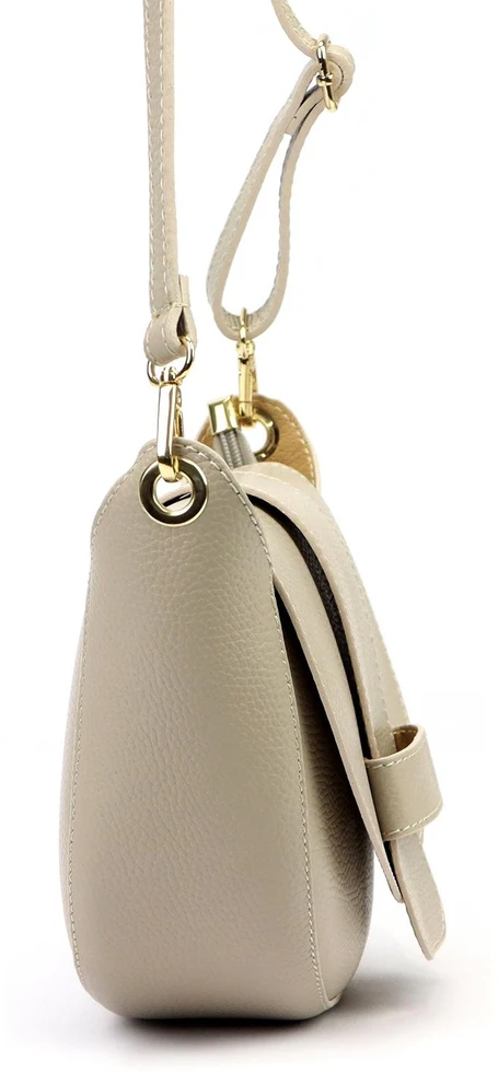 Vera Pelle Torebka Damska Listonoszka Skóra Naturalna Mała Crossbody