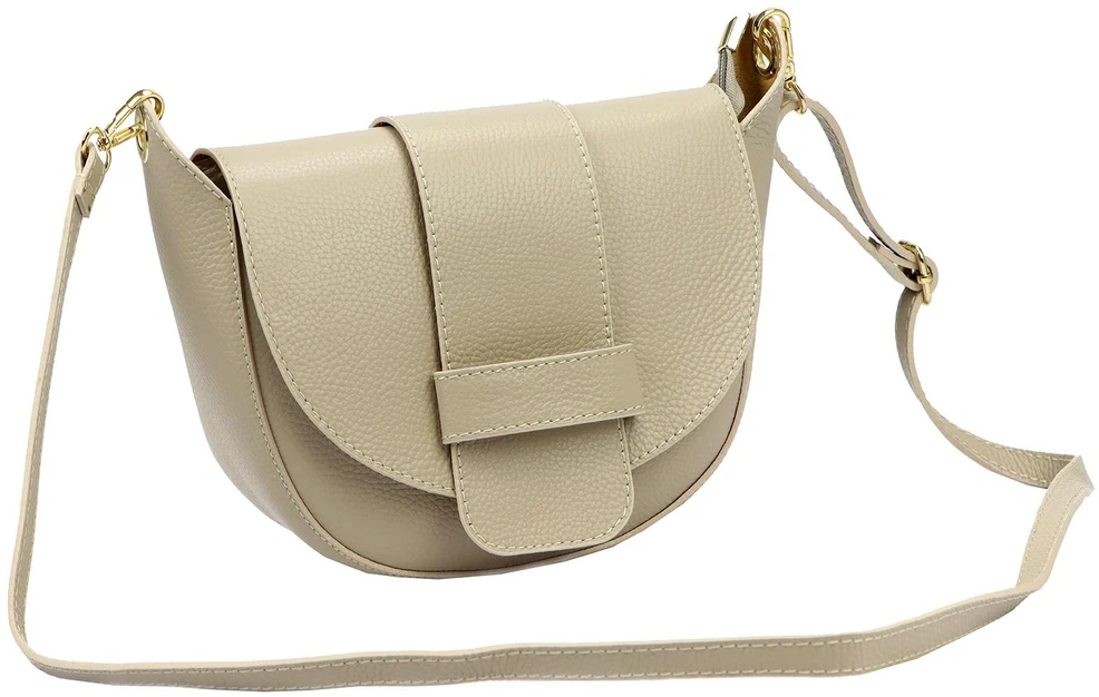 Vera Pelle Torebka Damska Listonoszka Skóra Naturalna Mała Crossbody