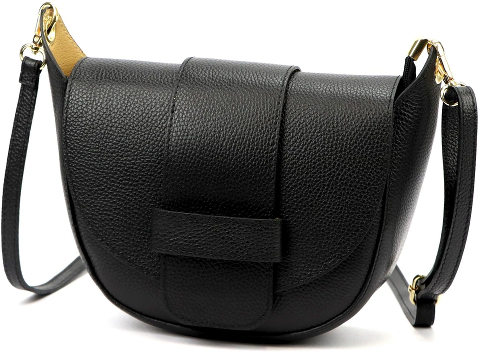Vera Pelle Torebka Damska Listonoszka Skóra Naturalna Mała Crossbody