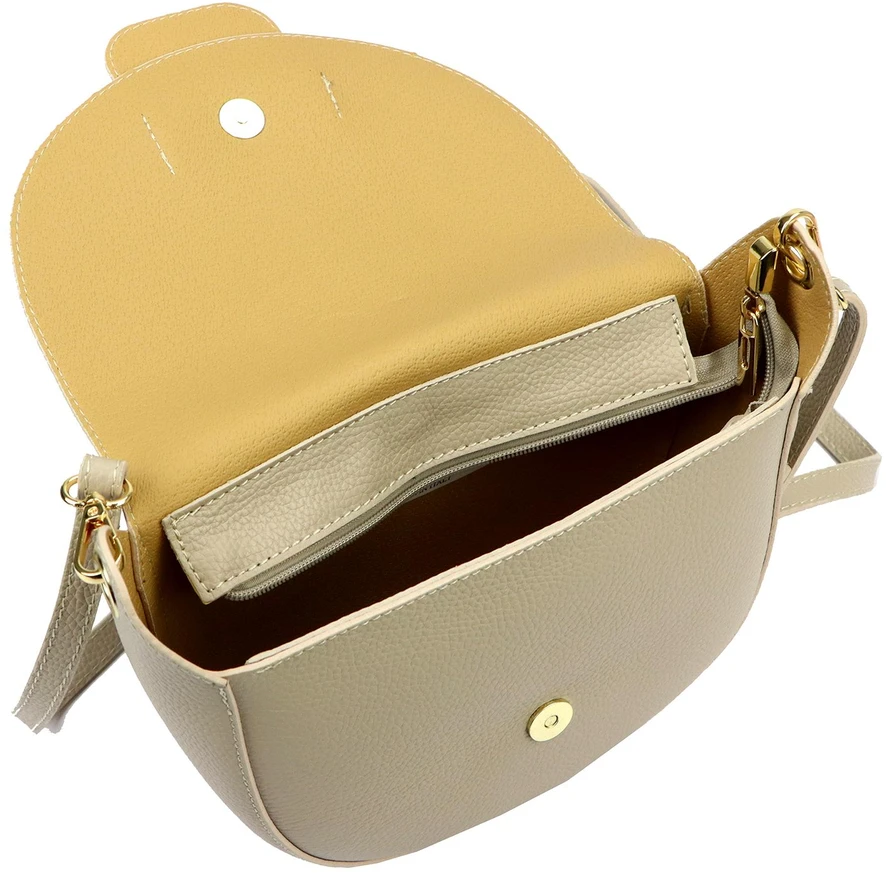Vera Pelle Torebka Damska Listonoszka Skóra Naturalna Mała Crossbody