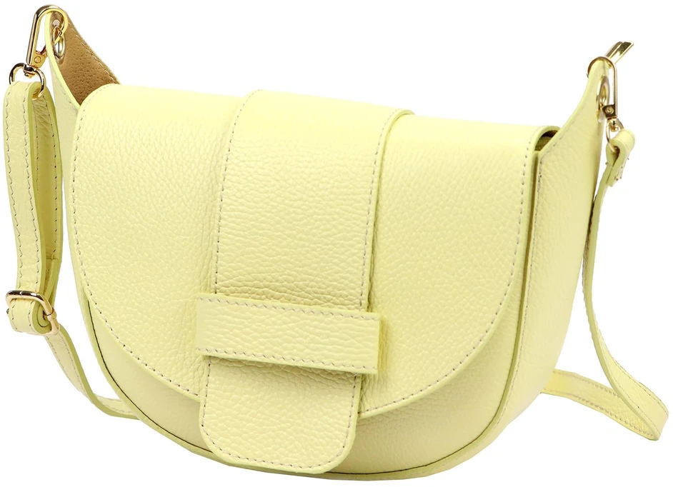 Vera Pelle Torebka Damska Listonoszka Skóra Naturalna Mała Crossbody