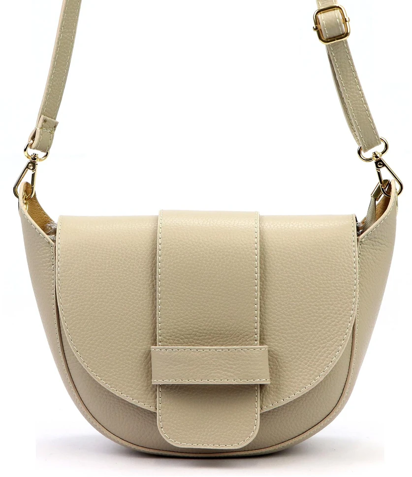 Vera Pelle Torebka Damska Listonoszka Skóra Naturalna Mała Crossbody