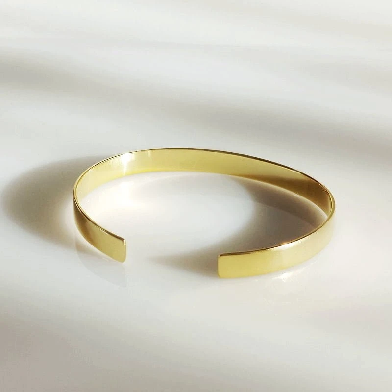 Sidabrinė apyrankė Plain Gold