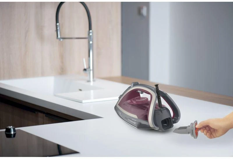Garų Lygintuvas - Tefal Ultragliss Anti-Calc Plus FV6840 2800 W Violetinė, Sidabras