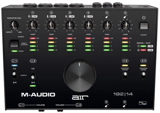 Stiprintuvas MDU M-AUDIO AIR 192 14 garso įrašymo sąsaja