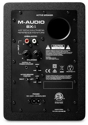 Garso kolonėlės  M-AUDIO BX4, 2 vnt. Juodos spalvos